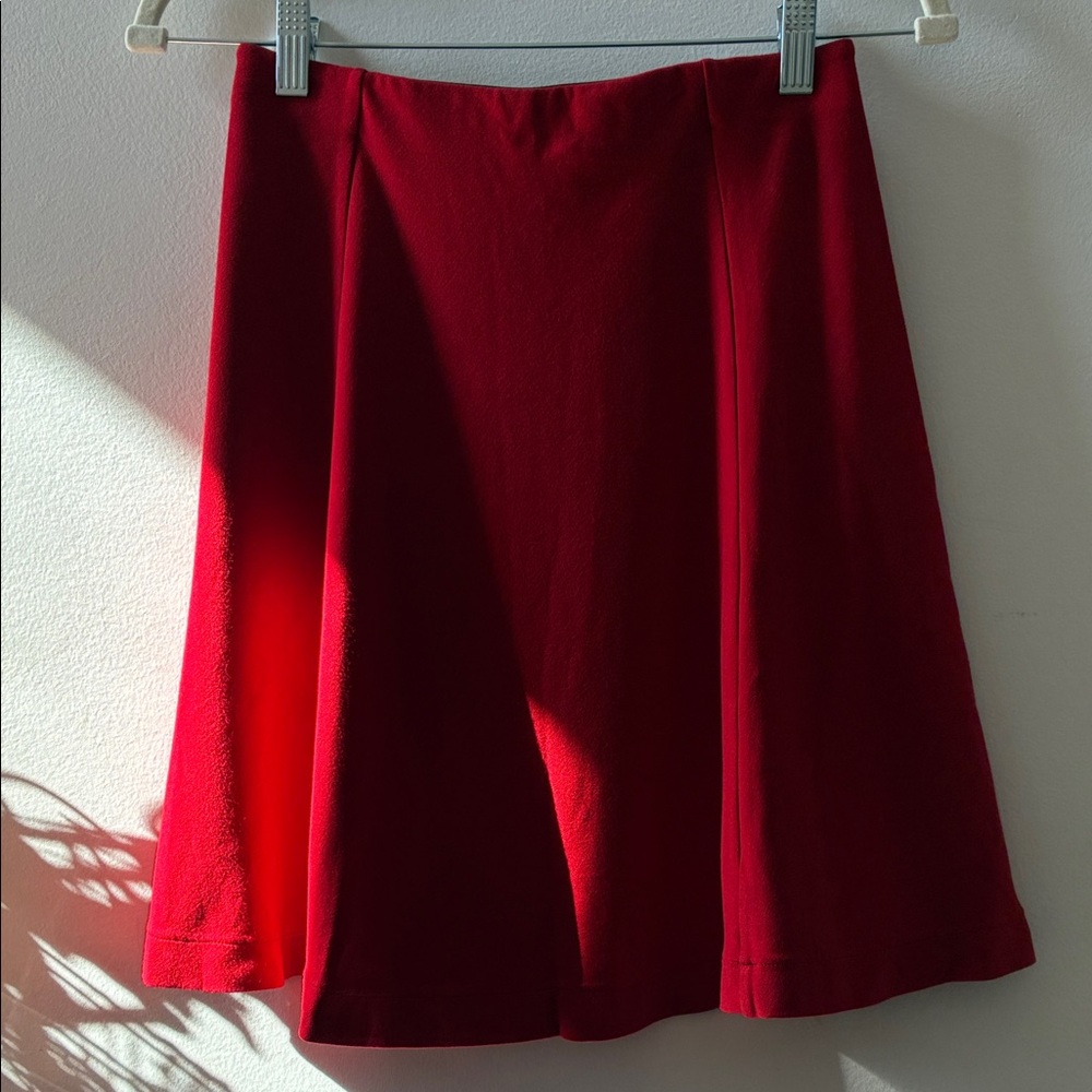 UNIQLO Red Skirt